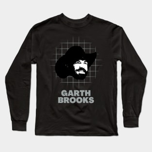 Garth brooks -> 90s retro style Long Sleeve T-Shirt